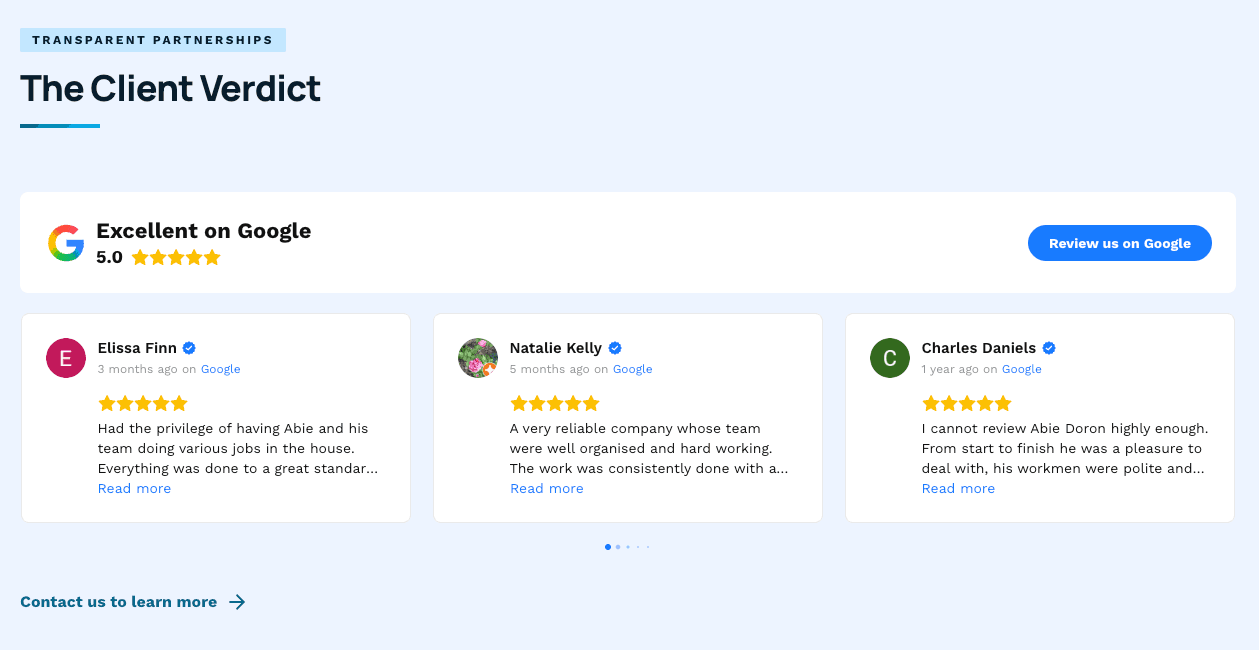 Abie Doron Group — screenshot
