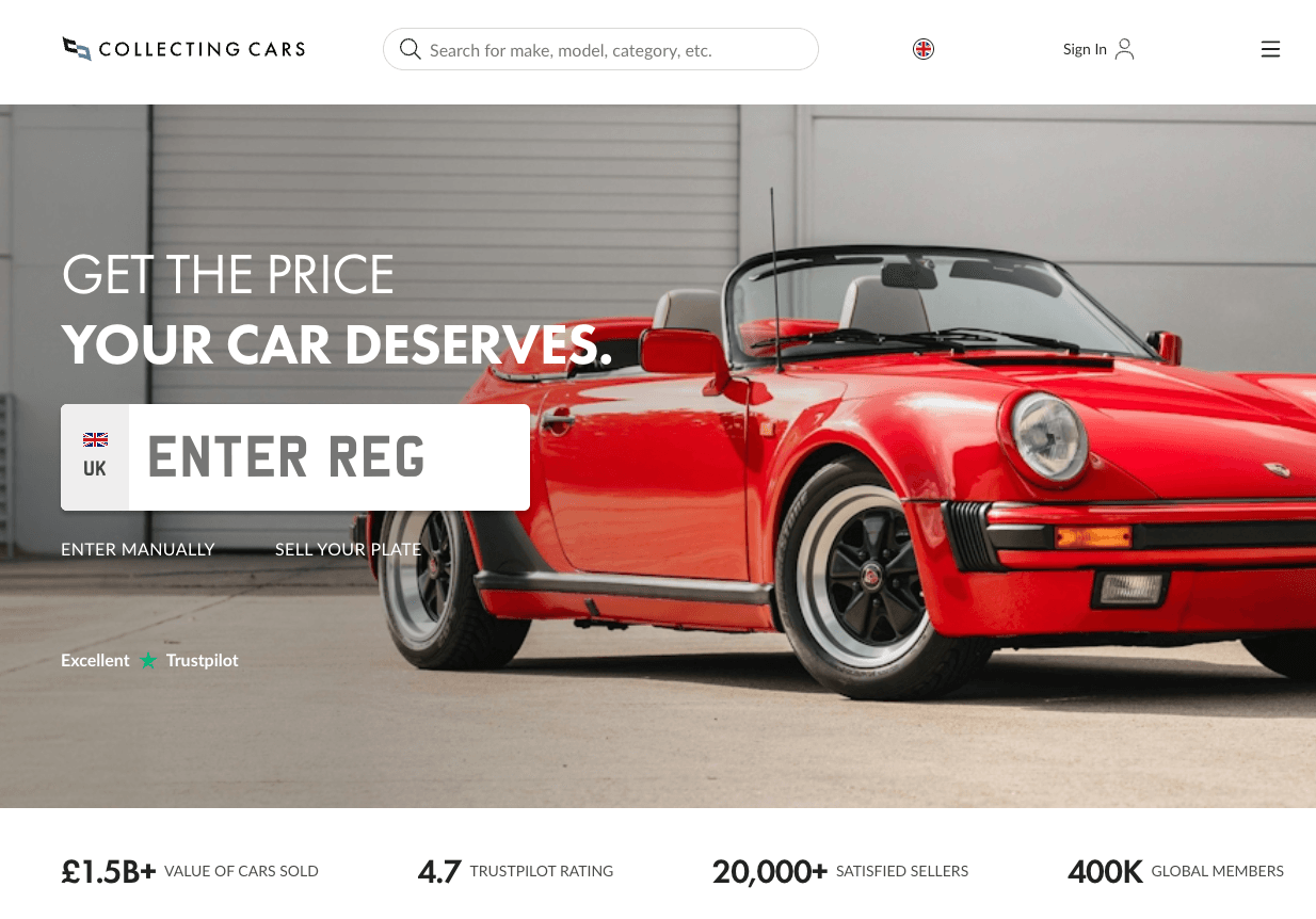 Collecting Cars — screenshot